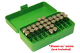 Mtm Ammo Box .44rm-.41rm-.45lc - 50-rounds Flip Top Style Green