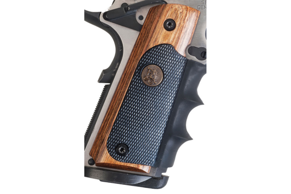 Pachmayr Laminated Wood Grips - 1911 Heritage Walnut