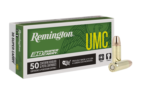 Remington Umc 30 Super Carry - 50rd 20bx/cs 100gr Fmj