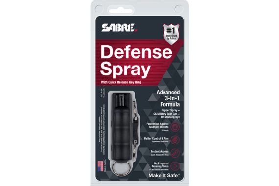 Sabre 3-n-1 Spray Hardcase - Unit With Qr Ring 15gr Black