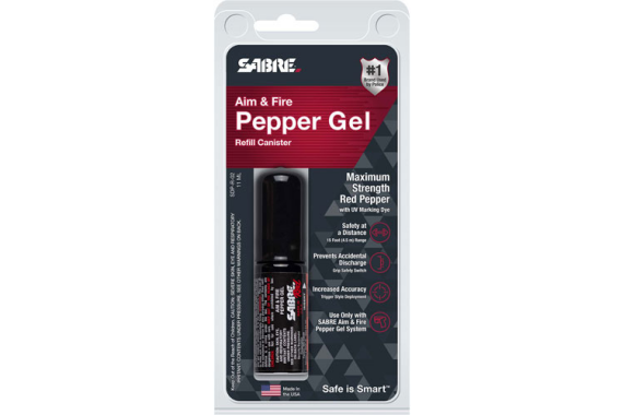 Sabre Aim & Fire Pepper Gel - Refill Canister