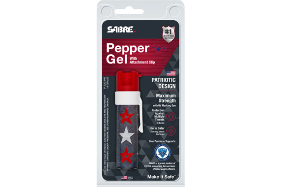 Sabre Red Pepper Gel Patriotic - W-clip 19gr!