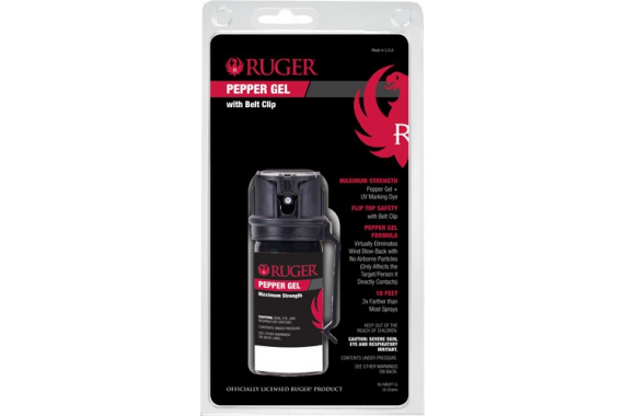 Sabre Ruger Red Pepper Gel - Flip Top W-belt Clip 1.8 Oz