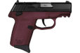 Sccy Cpx1-cb Pistol Gen 3 9mm - 10rd Black-crimson W-sfty Rdr