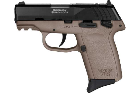 Sccy Cpx1-cb Pistol Gen 3 9mm - 10rd Black-fde W-safety Rdr