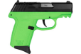 Sccy Cpx2-cb Pistol Gen 3 9mm - 10rd Black-lime W-o Safety Rdr