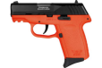Sccy Cpx2-cb Pistol Gen 3 9mm - 10rd Black-orange W-o Safety