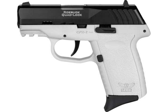 Sccy Cpx2-cb Pistol Gen 3 9mm - 10rd Black-white W-o Safety