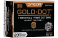 Speer Gold Dot Short Bbl 45acp - 20rd 10bx/cs 230gr Gdhp Short