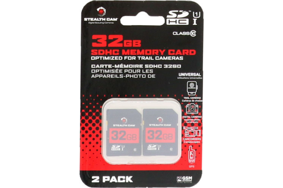Stealth Cam Sdhc Memory Card - 32gb 2pk Super Speed Class 10