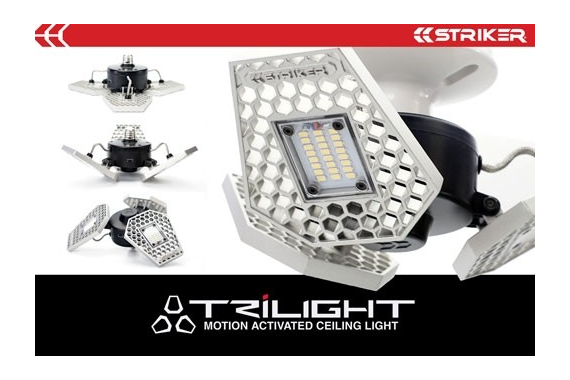 Striker Trilight Motion - Activated Garage-work Light