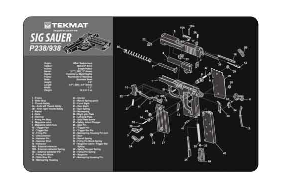 Tekmat Armorers Bench Mat - 11