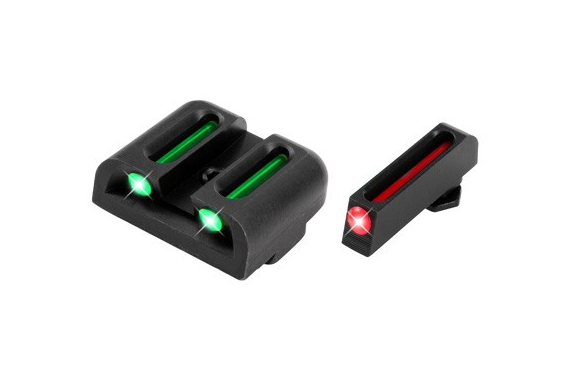Truglo Sight Set Fiber Optic - For Glock .45-10mm Set