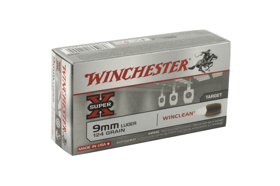 Win Sprx Winclean 9mm 124gr 50/500