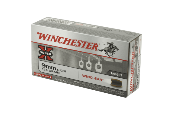 Win Sprx Winclean 9mm 124gr 50/500