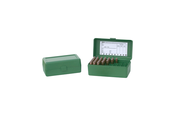 Mtm Ammo Box Wsm & .45-70 - 50-rounds Flip Top Style Green