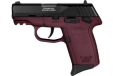 Sccy Cpx1-cb Pistol Gen 3 9mm - 10rd Black-crimson W-safety