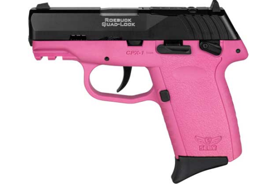 Sccy Cpx1-cb Pistol Gen 3 9mm - 10rd Black-pink W-safety Rdr