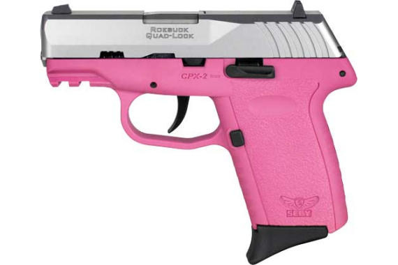 Sccy Cpx2-tt Pistol Gen 3 9mm - 10rd Ss-pink W-o Safety