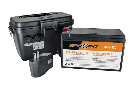 Spypoint 12 Volt Battery - Charger & Housing Kit