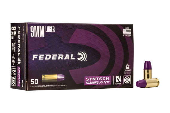 Federal Ae 9mm Luger 124gr Tsj - 50rd 10bx-cs Training Match