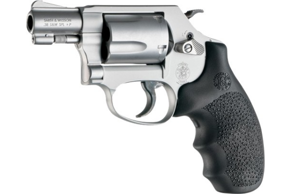 Hogue Le Laser Grip - S&w J Frame Round Butt Black