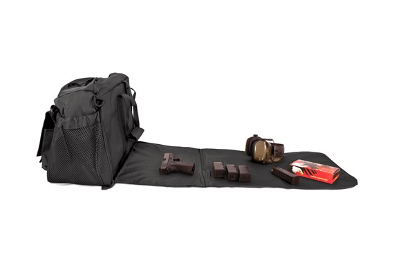 Red Rock Deluxe Range Bag Blk - Fold Out Work-cleaning Gun Mat