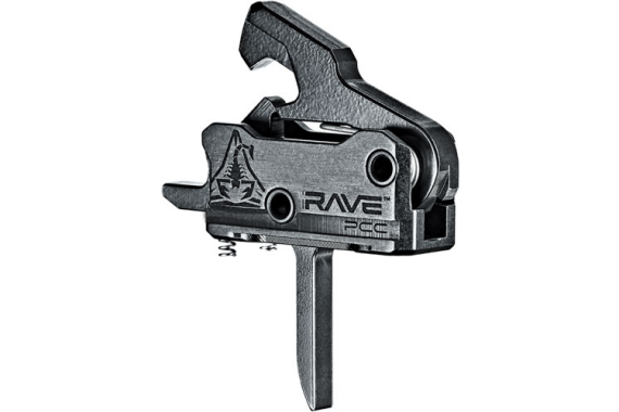 Rise Trigger Rave Pcc Flat - 3.5lb Ar-15 W-anti Walk Pins