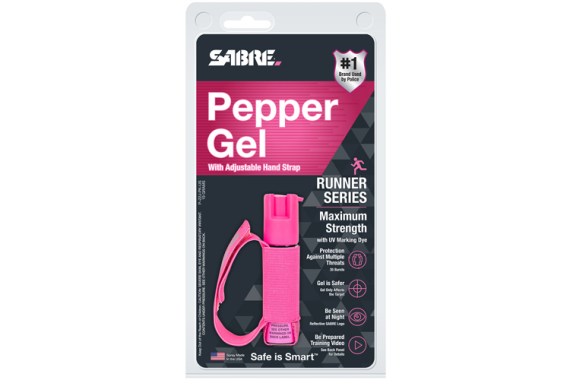 Sabre Red Pepper Gel Spray The - Runner Hand Strap 19gr Pink