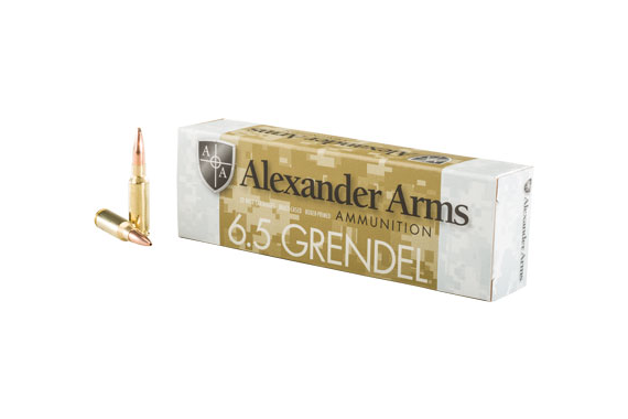 Alexander 6.5 Grendel 123gr - 20rd 10bx-cs Lapua Scenar