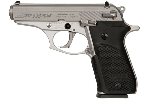 Bersa Thunder Plus .380acp Fs - 15+1 Shot Satin Nickel Syn