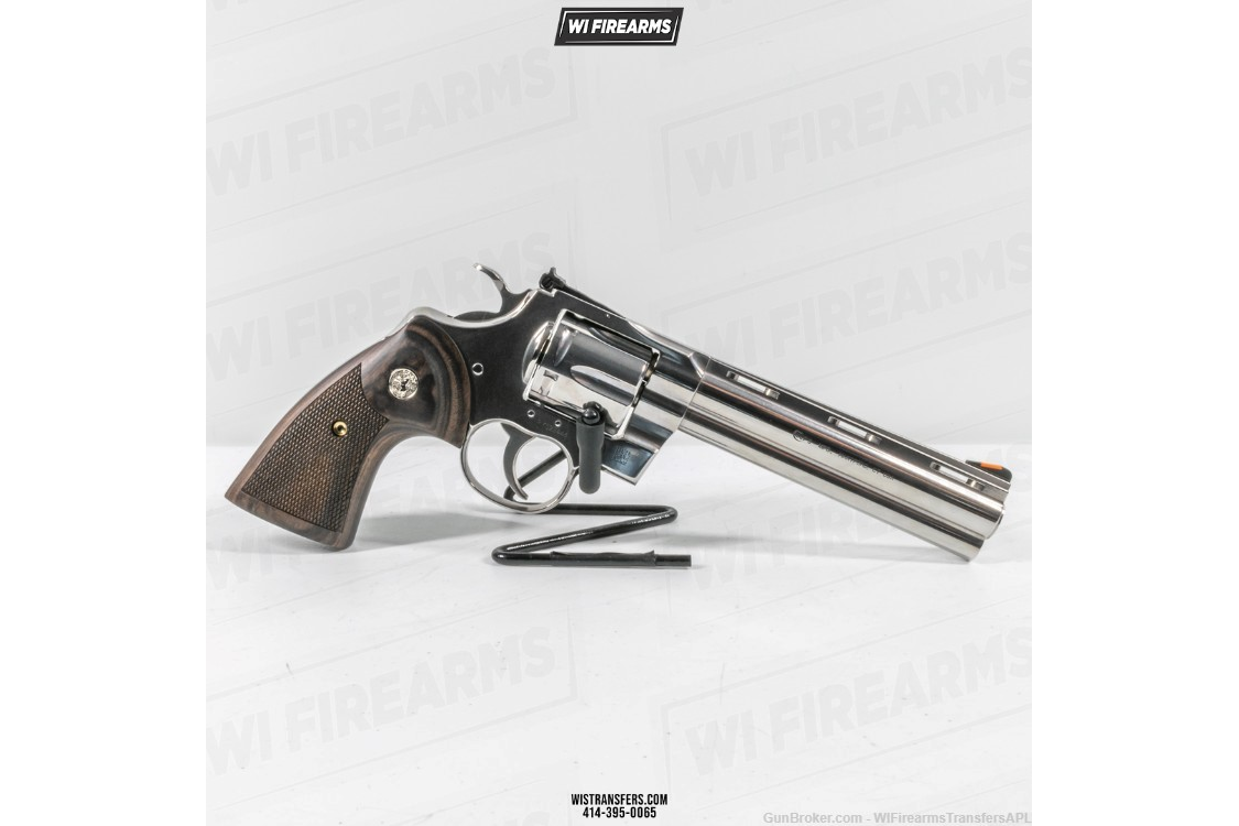 Colt Python Revolver, .357 MAG, 6-rd, 6, Stainless Steel, W