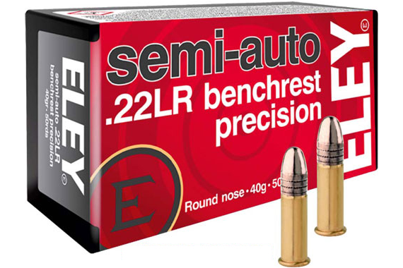 Eley Precision 22lr 40gr Semi - 50rd 100bx-cs Auto Benchrest