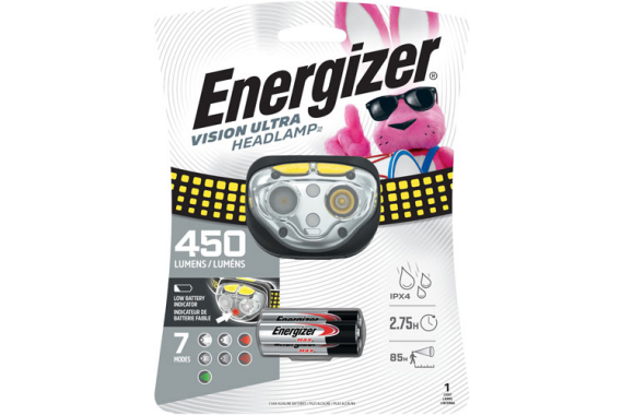 Energizer Vision Ultra Hd - Headlamp 450 Lumens W-aaa Batt