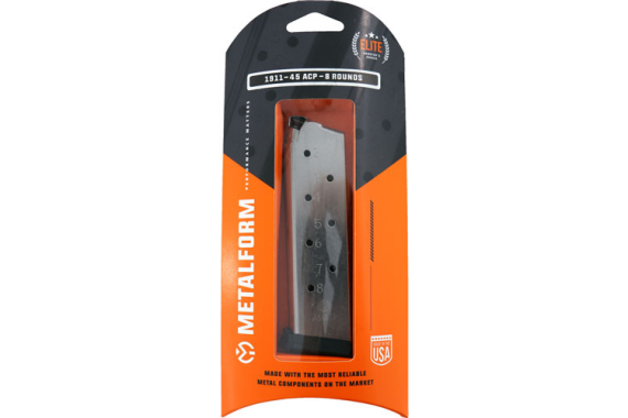 Metalform Magazine 1911 Govt. - .45acp 8rd S-s Removable Base