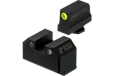 Night Fision Trit Stealth Yllw - Front-square Set For Glock