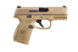 FN 509 COMPACT LOW SIGHT 9MM 3.7'' 10-RD FDE PISTOL