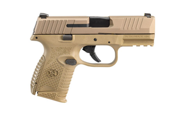 FN 509 COMPACT LOW SIGHT 9MM 3.7'' 12-RD-15-RD FDE PISTOL