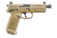 FN FNX-45 Tactical Semi-Auto Pistol 45 ACP Flat Dark Earth 5.3