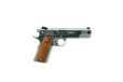 American Classic GOV II 1911 9MM CHROME 8+1 CHECKERED WOOD GRIPS