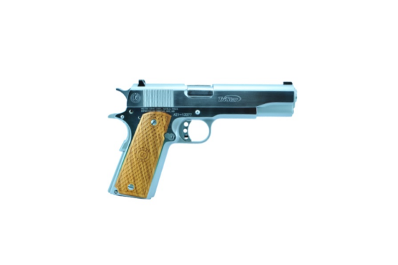 American Classic GOVERNMENT 1911 9MM CHROME 8+1 CHECK WOOD GRIP