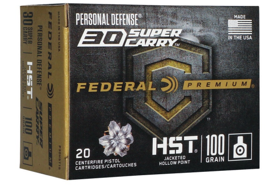 Federal Ammunition HST 30 SUPER CARRY 100 GR 20RD BOX