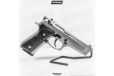Beretta 92FS Inox, Stainless, 9mm, (3) 15-rd Mags, 4.61