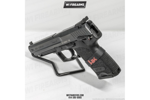 HK USP Expert V1, Black, 9mm Luger, (2) 15-rd Mags, 4.25