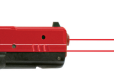 NextLevel Training, Pro 110 SIRT RR Trainer Pistol, Red Polymer Slide, Red Trigger Take Up Laser, Red Shot Indicating Laser, Red and Black Finish