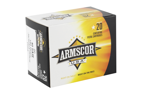 ARMSCOR 40S&W 180GR JHP 20/500