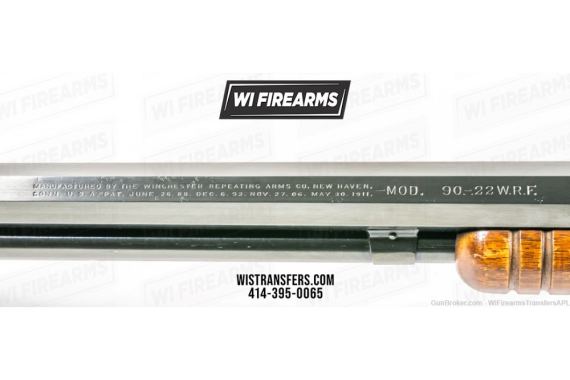 Winchester Model 90, Very Good Condition, .22 W.R.F, Slam Fire, Octagon Bar