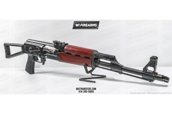 Zastava ZPAPM70 AK-47, Blood Red Handguard, 7.62x39, 30-rd Mag, 16.3