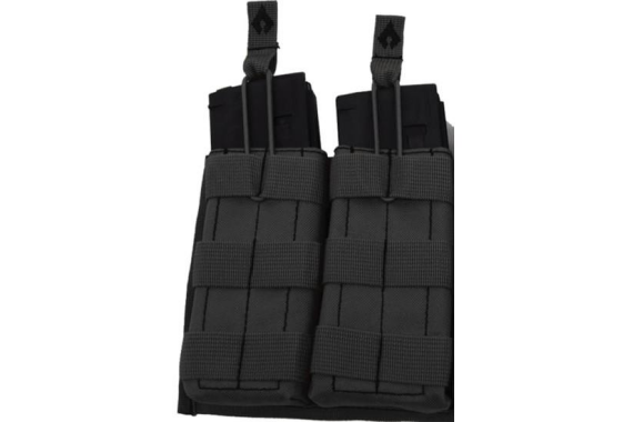 Advance Warrior Solutions Open Top Double Mag Pouch Black