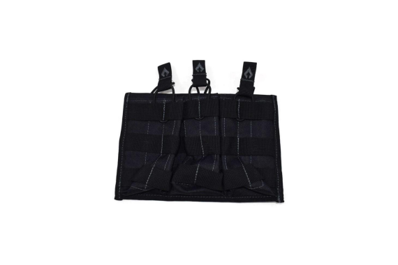 Advance Warrior Solutions Open Top Triple Mag Pouch Black